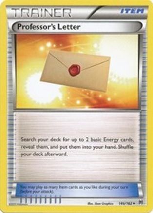 Professor's Letter (146/162) [XY: BREAKthrough] Reverse Holofoil
