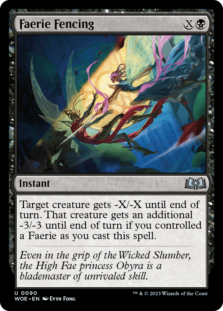 Faerie Fencing [Wilds of Eldraine] Foil