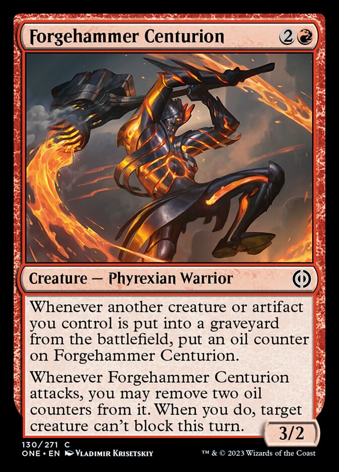 Forgehammer Centurion [Phyrexia: All Will Be One] Foil