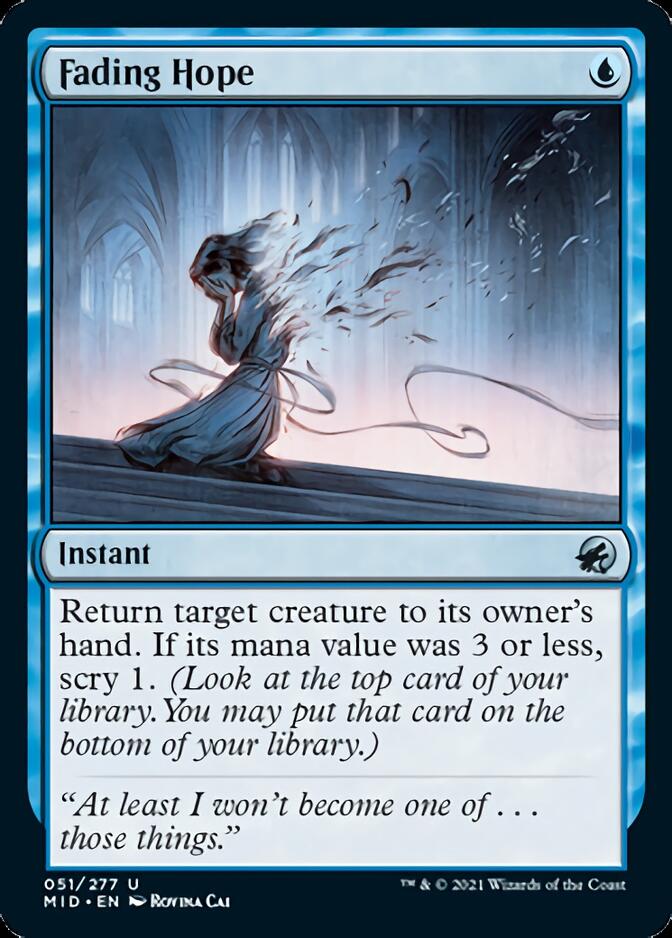 Fading Hope [Innistrad: Midnight Hunt] Foil