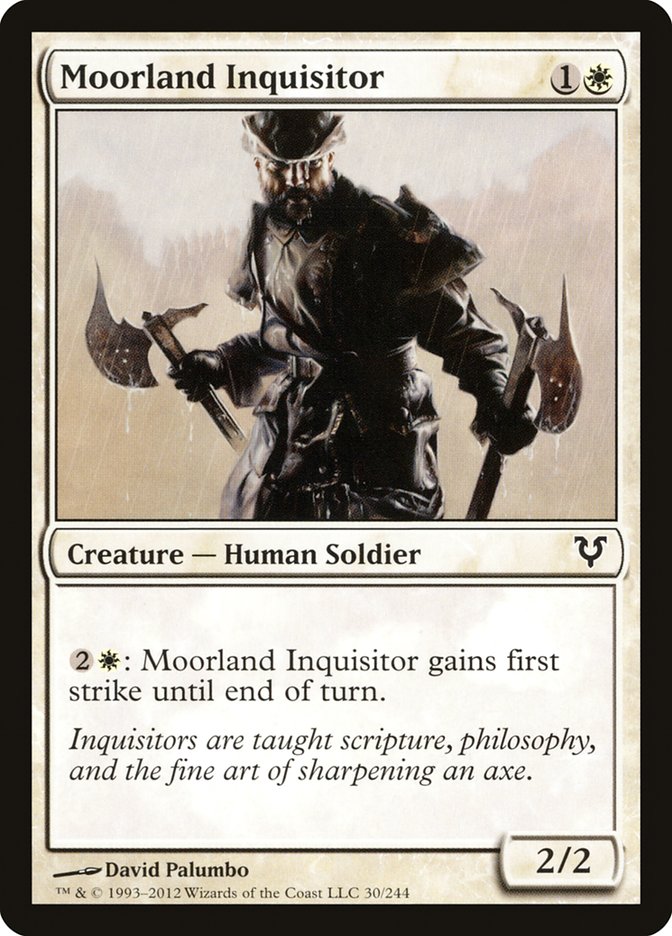 Moorland Inquisitor [Avacyn Restored] Foil