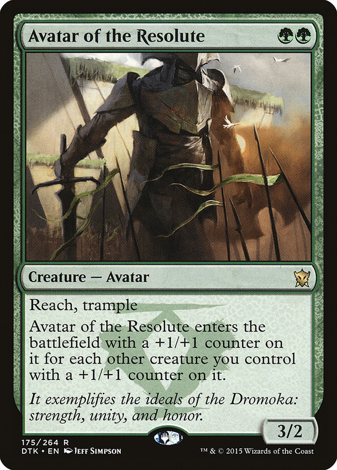 Avatar of the Resolute [Dragons of Tarkir] Foil
