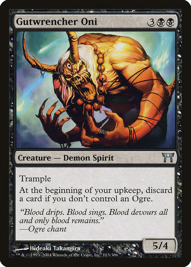 Gutwrencher Oni [Champions of Kamigawa] Foil