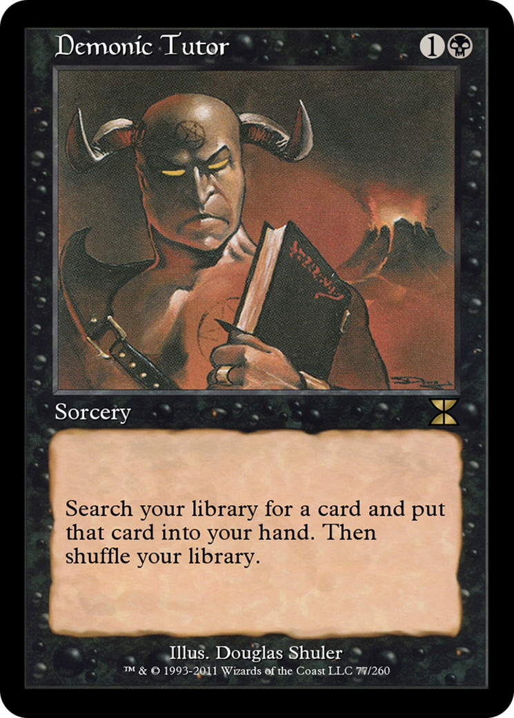 Demonic Tutor  [Masters Edition IV]