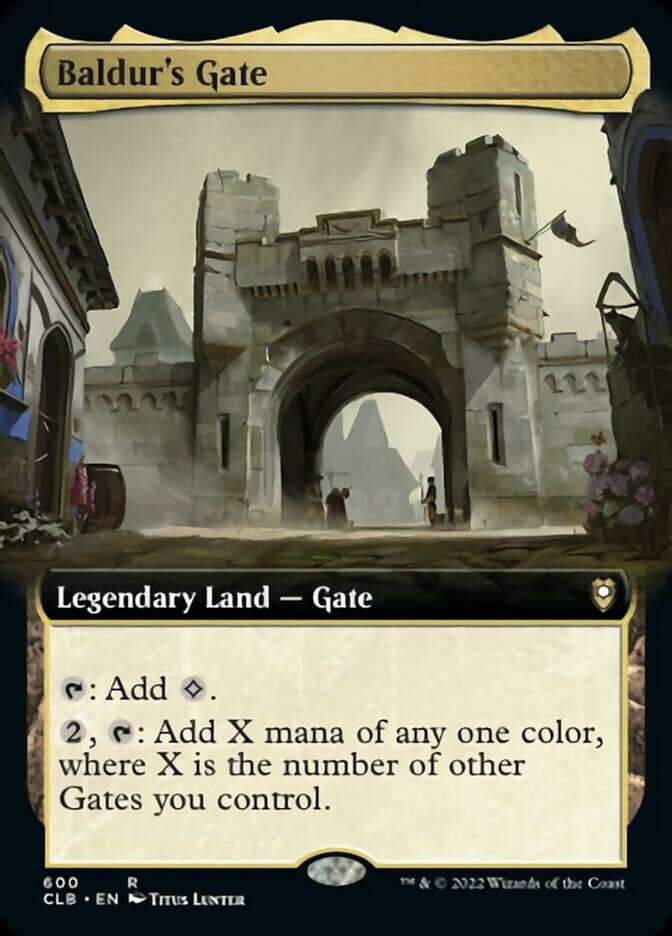 Baldur's Gate (Extended Art) [Commander Legends: Battle for Baldur's Gate] Foil