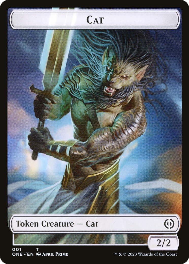Cat  [Phyrexia: All Will Be One Tokens] Foil