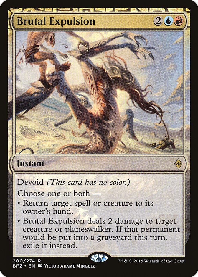 Brutal Expulsion [Battle for Zendikar] Foil