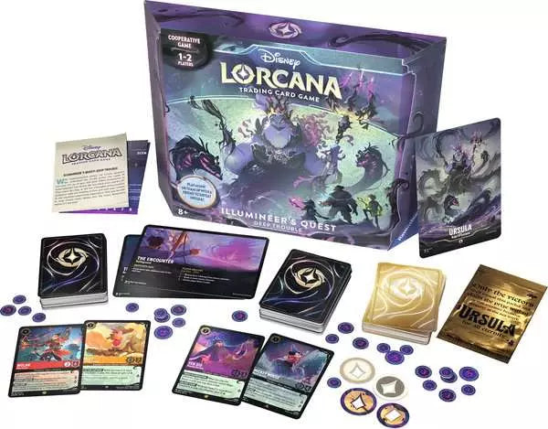 Disney Lorcana TCG Ursula's Return Set 4 - Deep Trouble Illumineers Quest