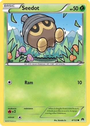 Seedot (4/122) [XY: BREAKpoint] Reverse Holofoil