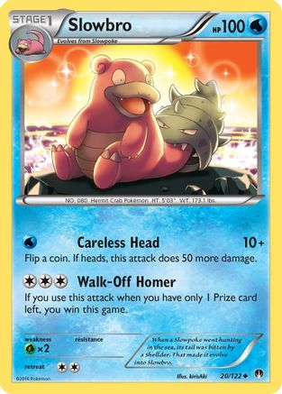 Slowbro (20/122) [XY: BREAKpoint] Reverse Holofoil