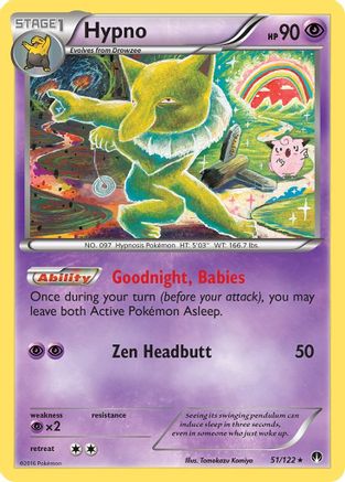 Hypno (51/122) [XY: BREAKpoint] Reverse Holofoil