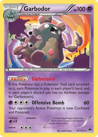 Garbodor (57/122) [XY: BREAKpoint] Reverse Holofoil