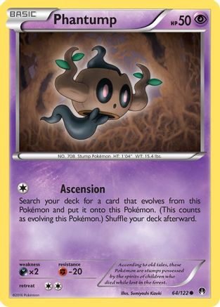 Phantump (64/122) [XY: BREAKpoint] Reverse Holofoil