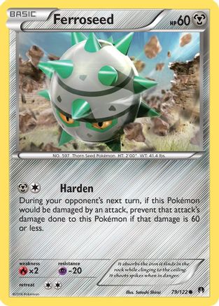 Ferroseed (79/122) [XY: BREAKpoint] Reverse Holofoil