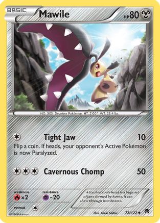 Mawile (78/122) [XY: BREAKpoint] Reverse Holofoil
