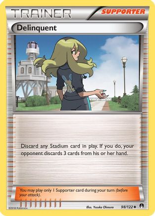 Delinquent (98/122) [XY: BREAKpoint] Reverse Holofoil