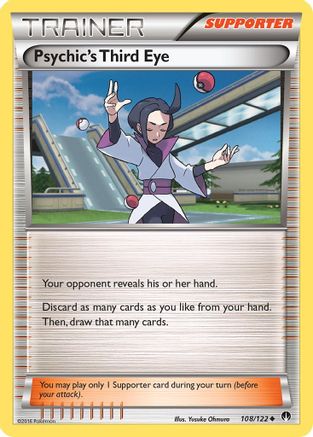 Psychic's Third Eye (108/122) [XY: BREAKpoint] Reverse Holofoil