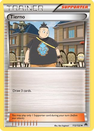 Tierno (112/122) [XY: BREAKpoint] Reverse Holofoil