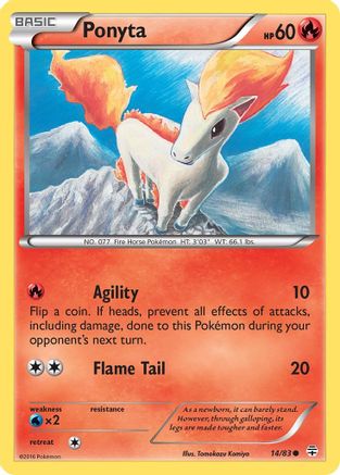 Ponyta (14/83) [XY: Generations] Reverse Holofoil