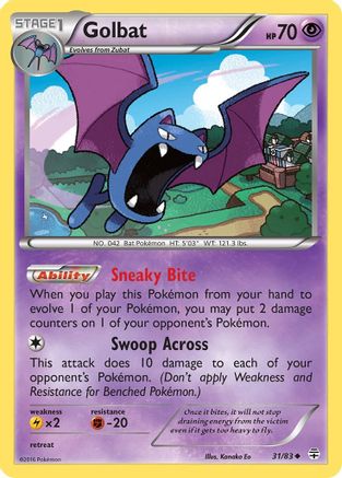 Golbat (31/83) [XY: Generations] Reverse Holofoil
