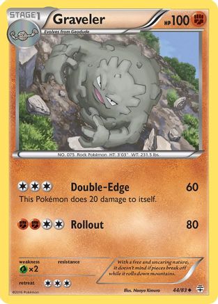 Graveler (44/83) [XY: Generations] Reverse Holofoil