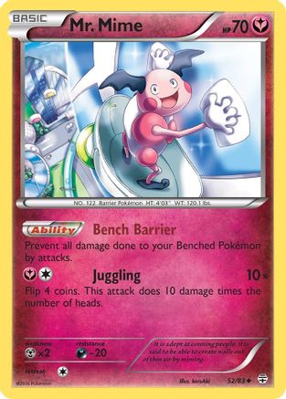 Mr. Mime (52/83) [XY: Generations] Reverse Holofoil