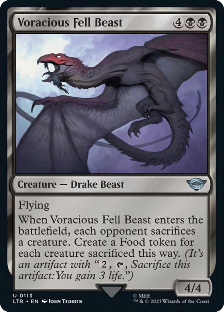 Voracious Fell Beast [The Lord of the Rings: Tales of Middle-Earth] Foil