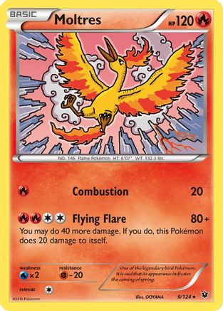 Moltres (9/124) [XY: Fates Collide] Reverse Holofoil