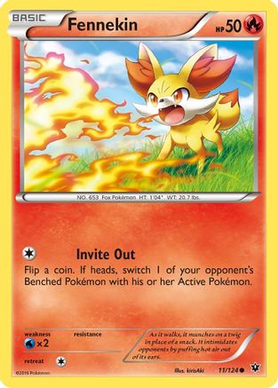 Fennekin (11/124) [XY: Fates Collide] Reverse Holofoil