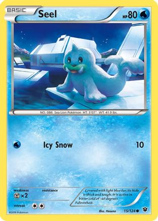 Seel (15/124) [XY: Fates Collide] Reverse Holofoil