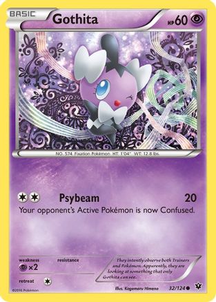 Gothita (32/124) [XY: Fates Collide] Reverse Holofoil