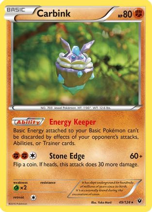 Carbink (49/124) [XY: Fates Collide] Reverse Holofoil