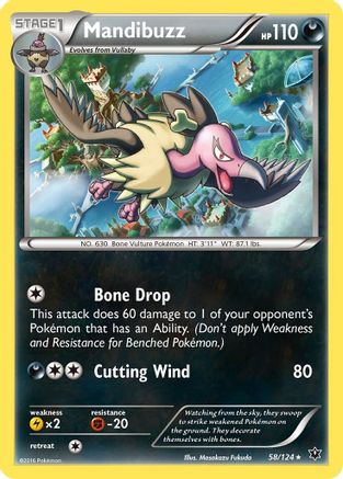 Mandibuzz (58/124) [XY: Fates Collide] Reverse Holofoil