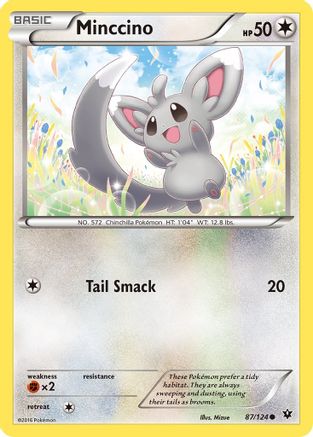 Minccino (87/124) [XY: Fates Collide] Reverse Holofoil