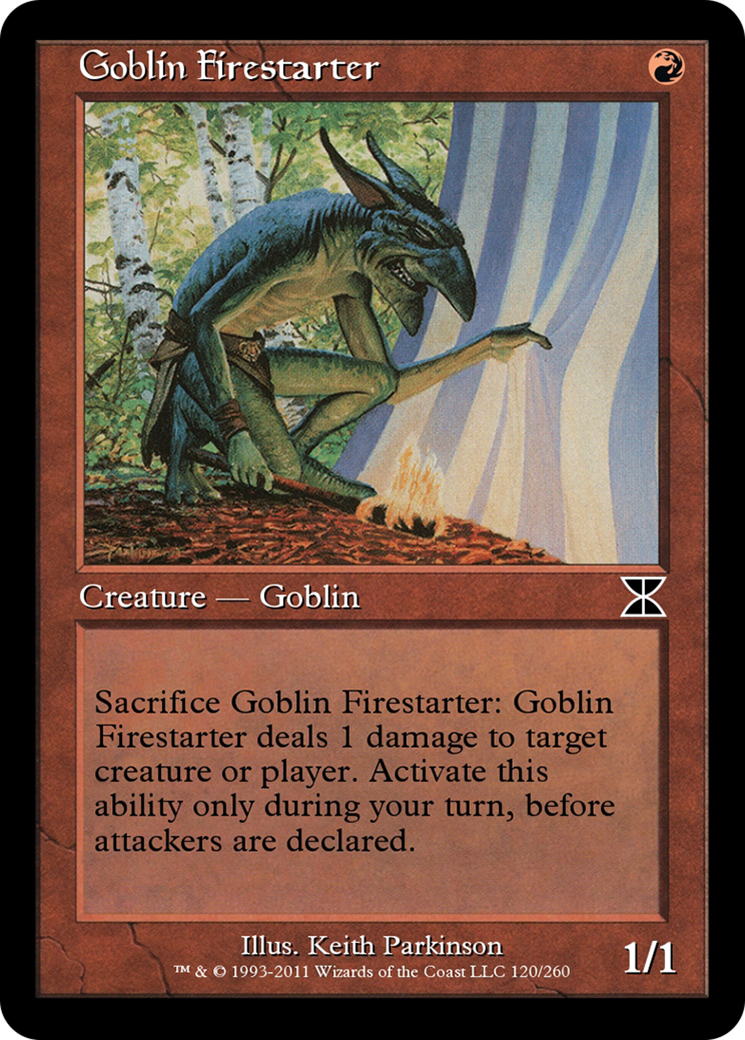 Goblin Firestarter  [Masters Edition IV] Foil