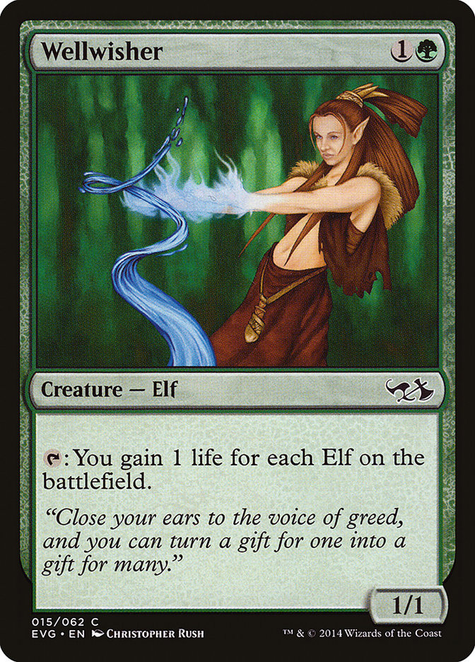 Wellwisher (Elves vs. Goblins) [Duel Decks Anthology] Foil
