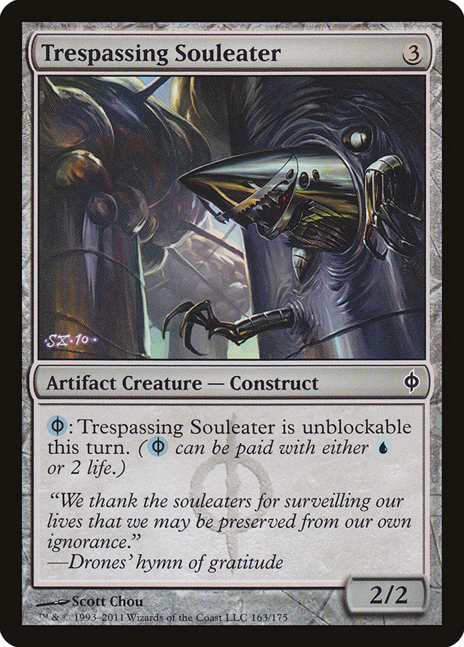 Trespassing Souleater [New Phyrexia] Foil