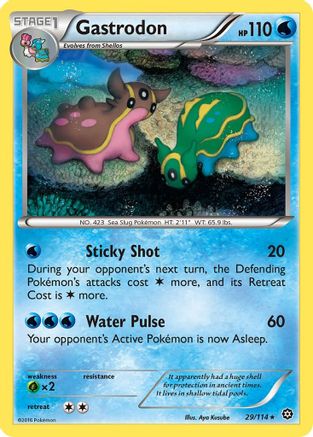 Gastrodon (29/114) [XY: Steam Siege] Reverse Holofoil