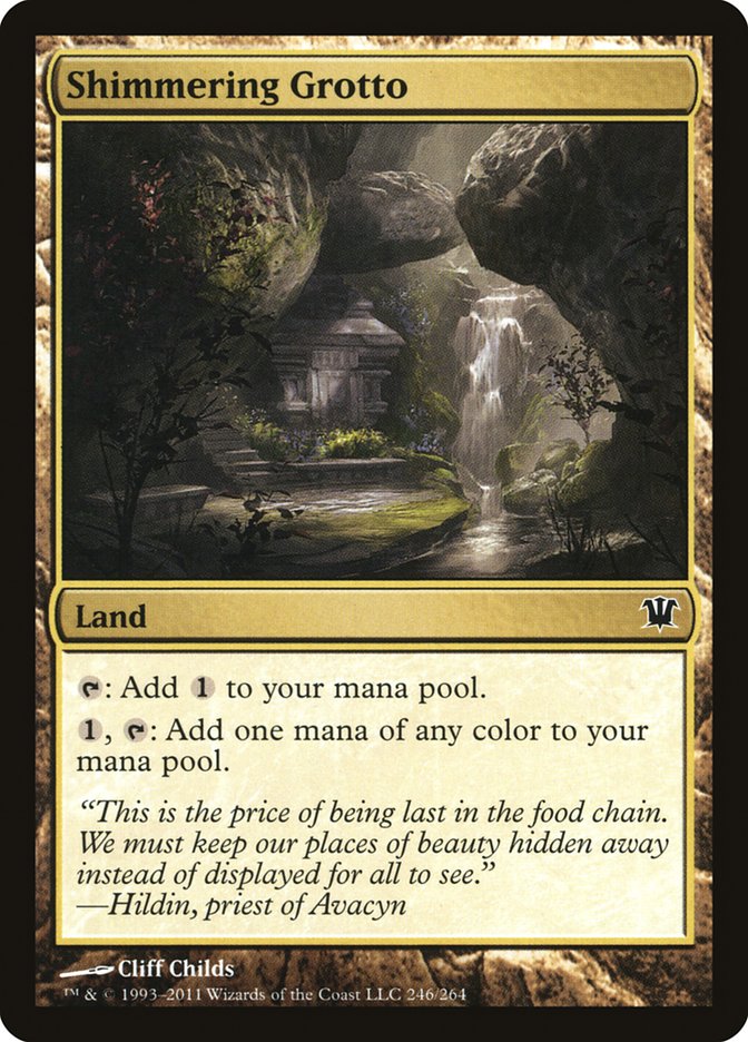 Shimmering Grotto [Innistrad] Foil