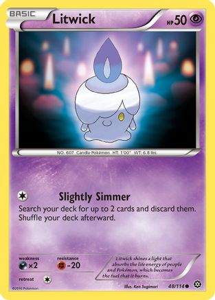 Litwick (48/114) [XY: Steam Siege] Reverse Holofoil
