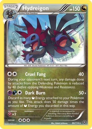 Hydreigon (86/114) [XY: Steam Siege] Reverse Holofoil