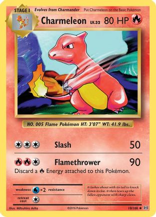 Charmeleon (10/108) [XY: Evolutions] Reverse Holofoil