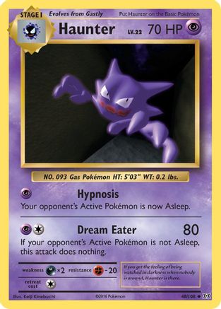 Haunter (48/108) [XY: Evolutions] Reverse Holofoil