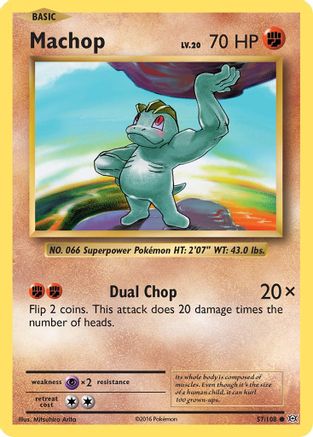 Machop (57/108) [XY: Evolutions] Reverse Holofoil