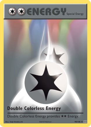 Double Colorless Energy (90/108) [XY: Evolutions] Reverse Holofoil