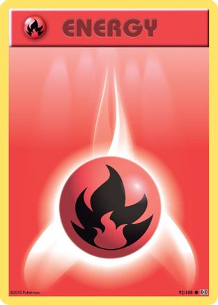 Fire Energy (92/108) [XY: Evolutions] Reverse Holofoil
