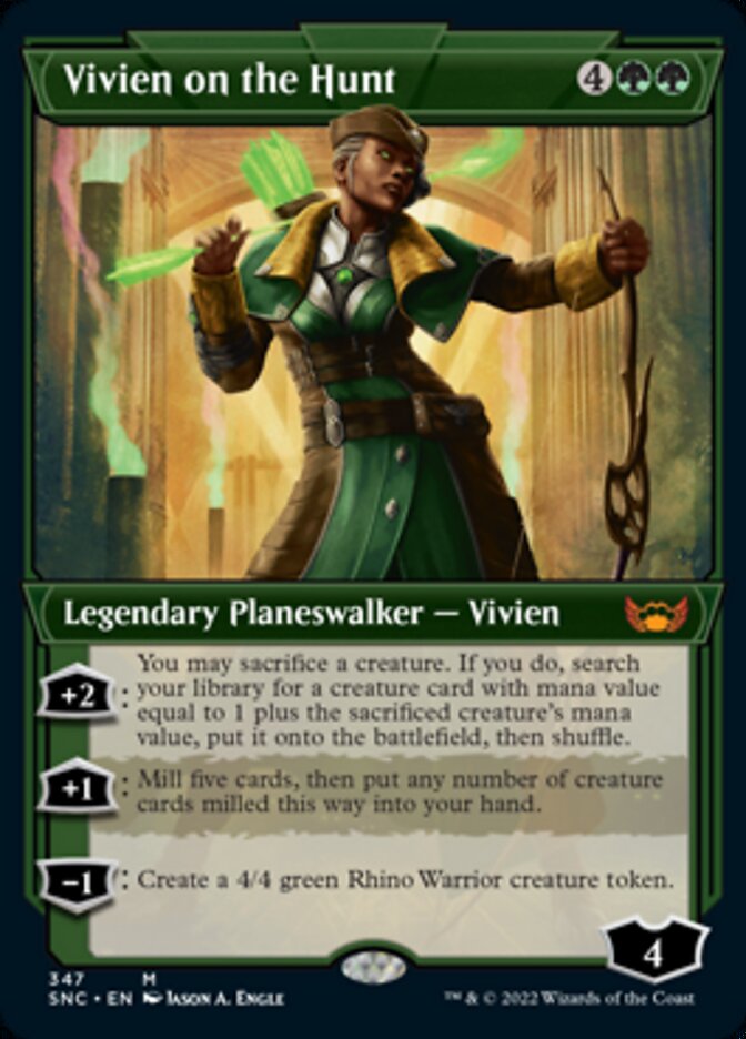 Vivien on the Hunt (Showcase Art Deco) [Streets of New Capenna] Foil