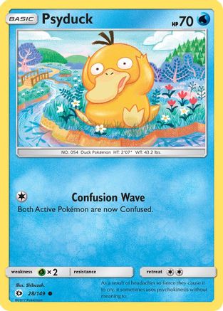 Psyduck (28/149) [Sun & Moon: Base Set] Reverse Holofoil