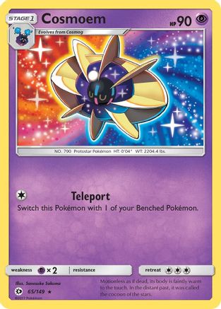 Cosmoem (65/149) [Sun & Moon: Base Set] Reverse Holofoil