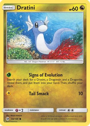 Dratini (94/149) [Sun & Moon: Base Set] Reverse Holofoil